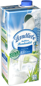 Landliebe haltbare Landmilch 1,5 %  Fett